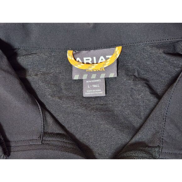 Ariat Rebar Weatherproof Jacket Men’s Large Tall Black Convertible Workwear NWT - Picture 11 of 13